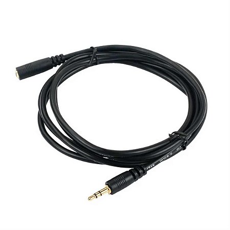 Cabo Extensor P2 Multilaser 1,8 Metros WI362 Preto