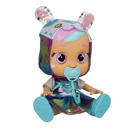 Boneca Cry Babies Multikids Stars Jane Com Som BR2240 Azul