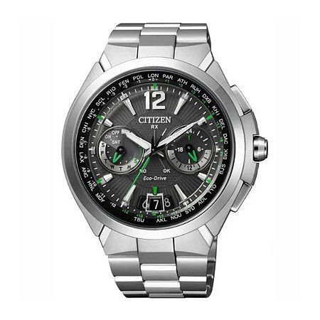 Relógio Citizen Satellite Wave Eco-Drive TZ20439G Prata
