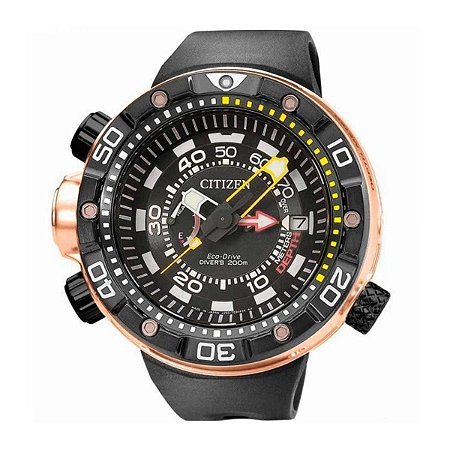 Relógio Masculino Citizen Aqualand Eco-Drive TZ30740P Rose