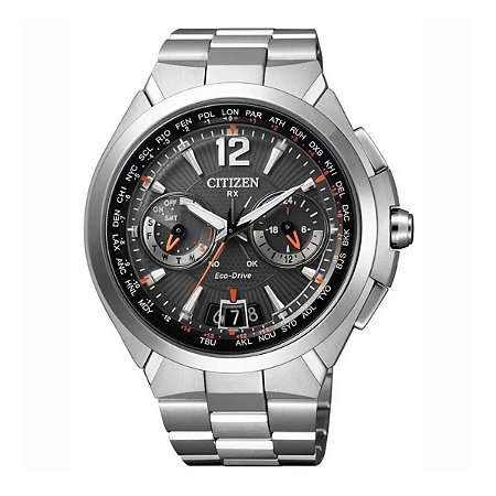 Relógio Citizen Satellite Wave Eco-Drive TZ20439J Prata
