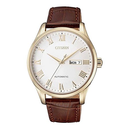 Relógio Masculino Citizen Automático TZ20797M Dourado