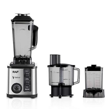Multiprocessador Blender RAF 2L Stay Fresh 3 em 1 Prata 220V