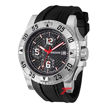 Relógio Masculino Magnum Cronógrafo MA34361T - Prata