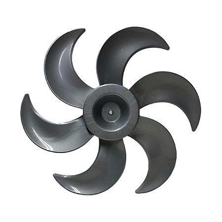 Hélice de Ventilador Britânia Philco 6 Pás 40cm Cinza Escuro