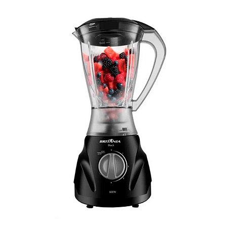 Liquidificador Britânia Diamante Black 600W Preto 220V
