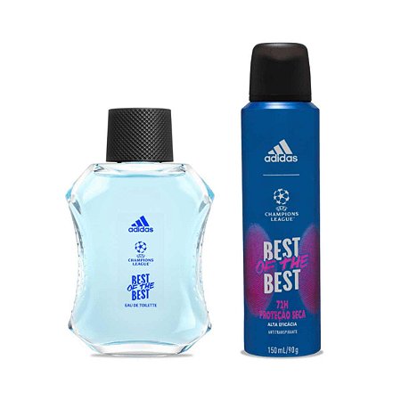 Kit Perfume UEFA The Best 100ml + Desodorante 150ml Adidas