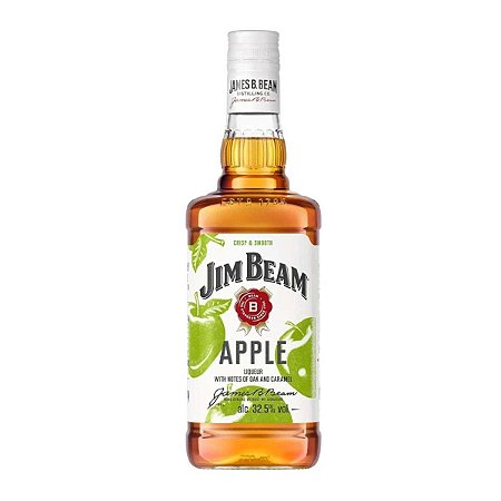 Licor Whisky Jim Beam Apple Sabor Maçã Verde - 1L