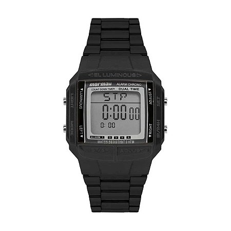 Relógio Unissex Mormaii Vintage MO04001C/7P - Preto
