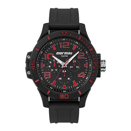 Relógio Masculino Mormaii Analógico MO6P29AS/8R - Preto