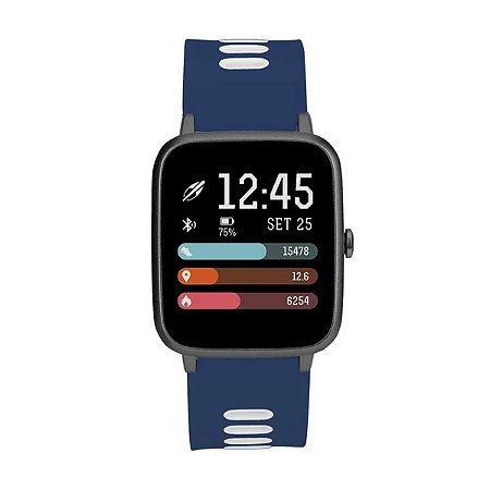 Smartwatch Mormaii Life Com GPS MOLIFEGAL/8A Azul e Branco