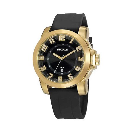 Relógio Masculino Seculus 3D Analógico 20913GPSVDU2 Dourado