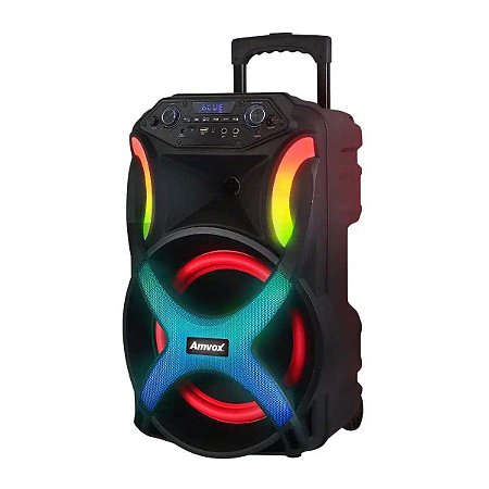 Caixa de Som Amvox Bluetooth ACA 680 Fantasy Preto Bivolt