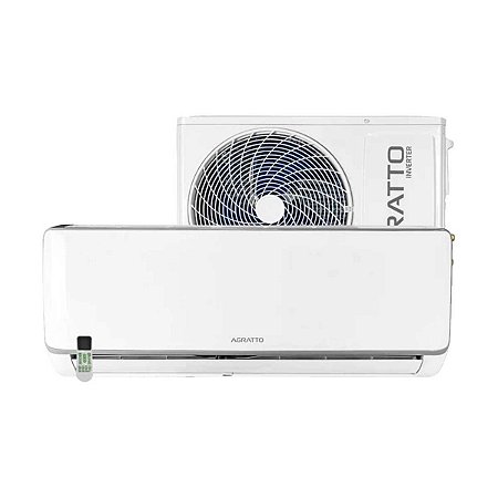 Ar-Condicionado Split Agratto 12000BTUs Inverter Frio 220V
