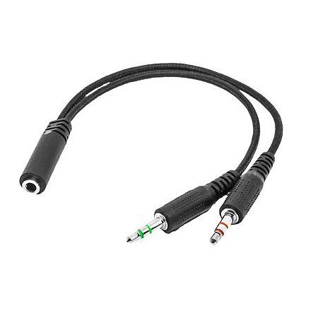 Adaptador P3 para P2 Acabamento em Nylon Multilaser WI410