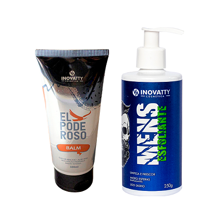 Kit Cuidado Com o Rosto: Esfoliante 250g e Balm 100ml