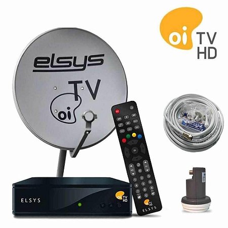 KIT OI TV LIVRE DIGITAL HD ETRS35 + ETKI11 - ELSYS