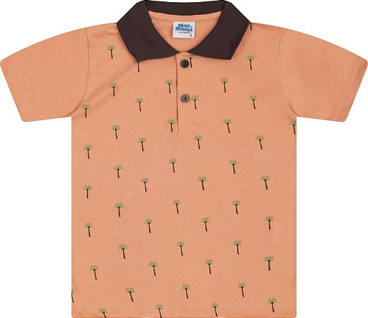 Camiseta gola polo - BICHO BAGUNÇA