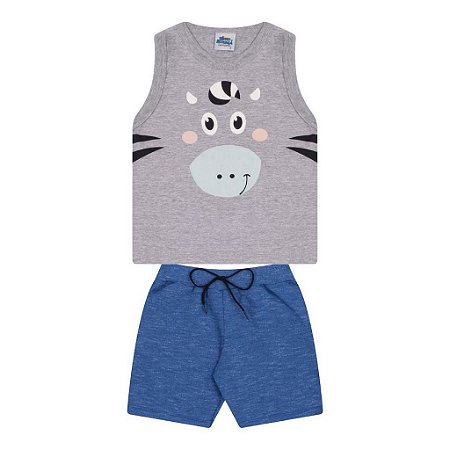 Conjunto masculino - BICHO BAGUNÇA