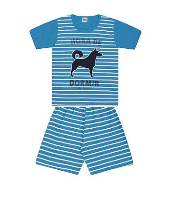PIJAMA MASCULINO ESTAMPA BRILHA NO ESCURO - BICHO BAGUNÇA