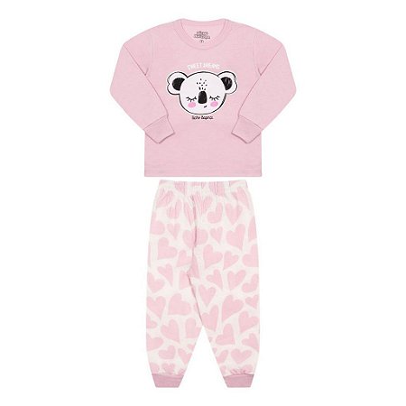 PIJAMA  FEMININO ESTAMPA BRILHA NO ESCURO - BICHO BAGUNÇA