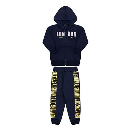 CONJUNTO MASCULINO DE MOLETOM - BICHO BAGUNÇA