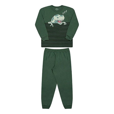 PIJAMA MASCULINO ESTAMPA BRILHA NO ESCURO - BICHO BAGUNÇA