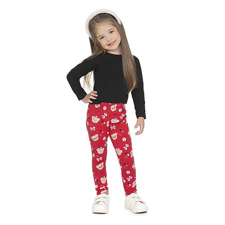 LEGGING EM MOLECOTTON ESTAMPADA - BICHO BAGUNÇA