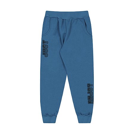 CALÇA DE MOLETOM COM BOLSO E ESTAMPA - BICHO BAGUNÇA