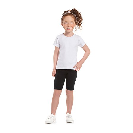Bermuda ciclista feminina em cotton - BICHO BAGUNÇA