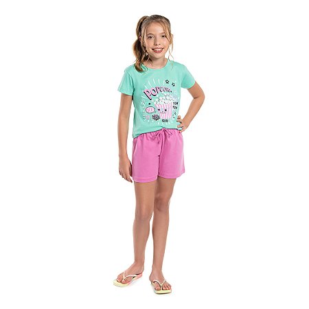 Pijama feminino estampa brilha no escuro - BICHO BAGUNÇA