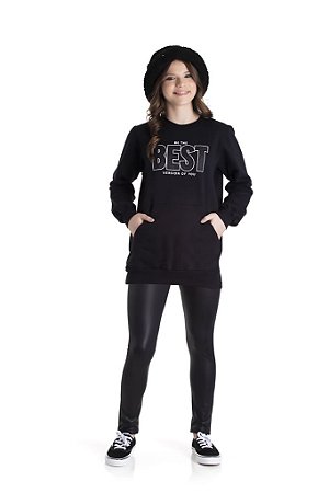 CONJUNTO FEMININO CASACO ALONGADO EM MOLETOM – RANDA MUNDU