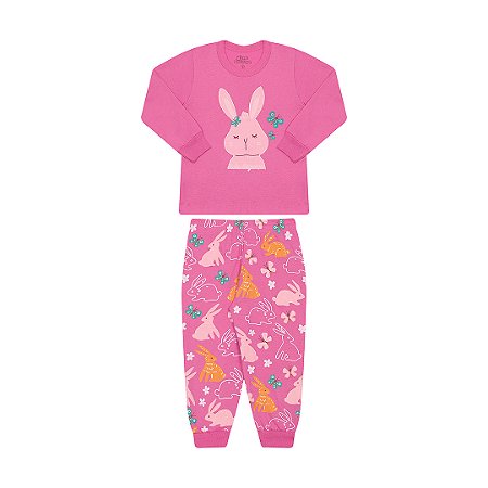 PIJAMA FEMININO ESTAMPA BRILHA NO ESCURO - BICHO BAGUNÇA