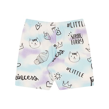 BERMUDA CICLISTA EM COTTON ESTAMPADA - BICHO BAGUNÇA