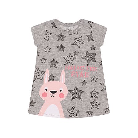 VESTIDO EM MOLETINHO G FLAME - BICHO BAGUNÇA