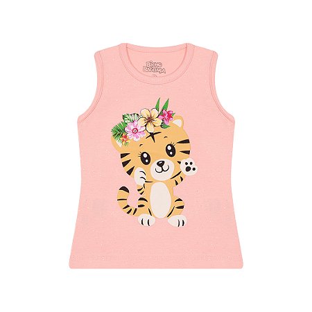 REGATA EM COTTON GLITTER - BICHO BAGUNÇA