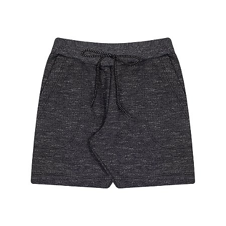 BERMUDA MOLETINHO MOULINE C/ BOLSO - BICHO BAGUNÇA