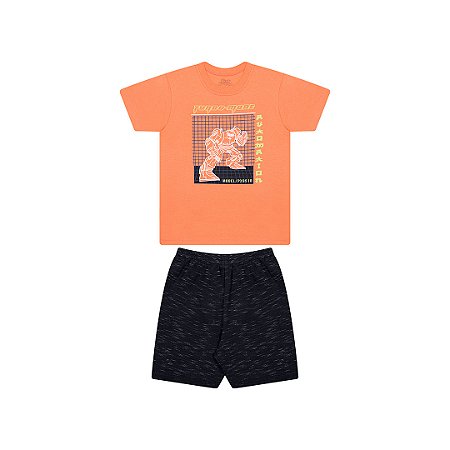 CONJ. EM MEIA MALHA E MOLETINHO JET - BICHO BAGUNÇA