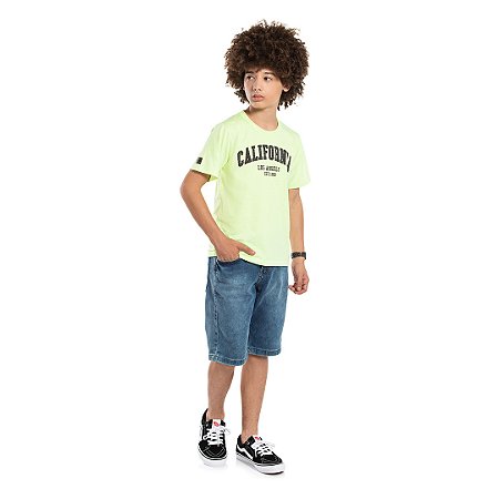 CAMISA EM MEIA MALHA C/ PUFF E ETIQUETA APLICADA - BICHO BAGUNÇA