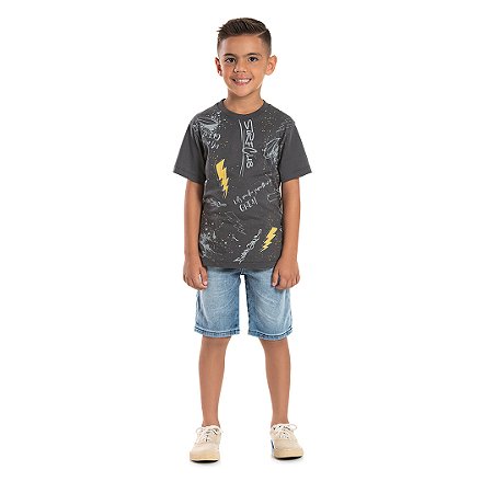 CAMISA MEIA MALHA - BICHO BAGUNÇA