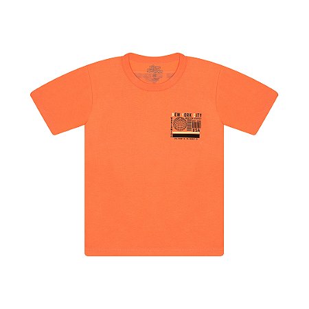 CAMISA EM MEIA MALHA C/ ESTAMPA NAS COSTAS - BICHO BAGUNÇA