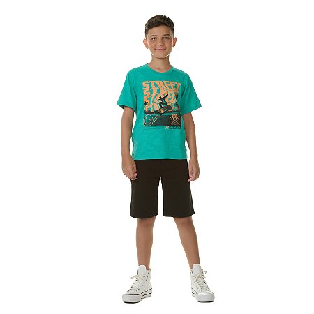 CAMISETA EM MEIA MALHA FLAME - BICHO BAGUNÇA