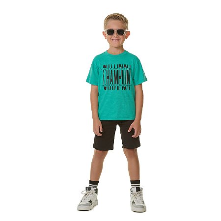 CAMISETA EM MEIA MALHA FLAME - BICHO BAGUNÇA