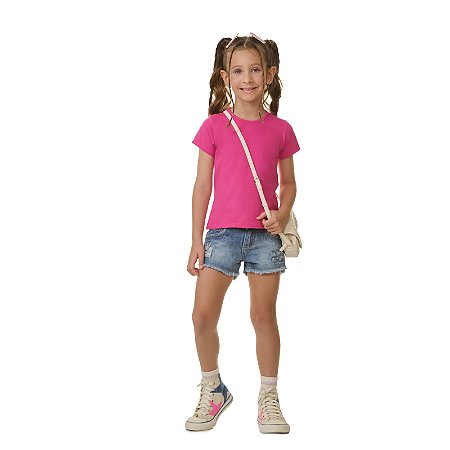 BLUSA EM COTTON BASICA - BICHO BAGUNÇA