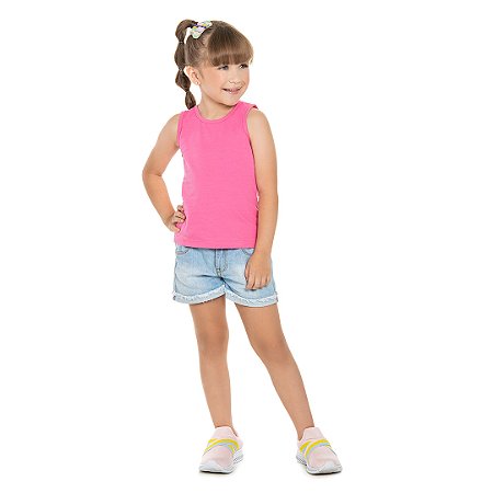 REGATA BÁSICA EM COTTON FEMININA - BICHO BAGUNÇA