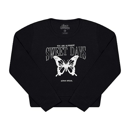 BLUSA DE COTTON COM FOIL NA ESTAMPA - BICHO BAGUNÇA