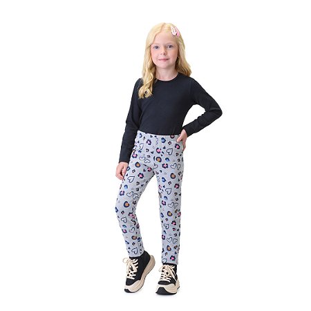 LEGGING DE MOLECOTTON ESTAMPADA - BICHO BAGUNÇA