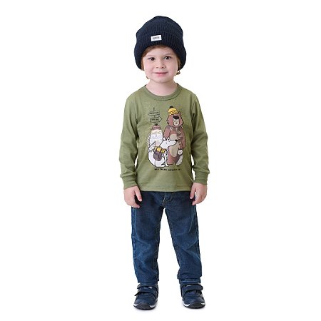 CAMISA DE MEIA MALHA - BICHO BAGUNÇA