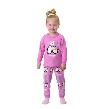 PIJAMA FEMININO ESTAMPA BRILHA NO ESCURO - BICHO BAGUNÇA