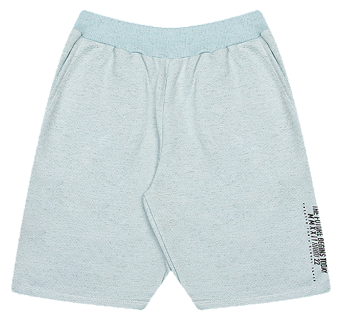 BERMUDA EM MOLETINHO LINHO COM BOLSO E ESTAMPA - BICHO BAGUNÇA